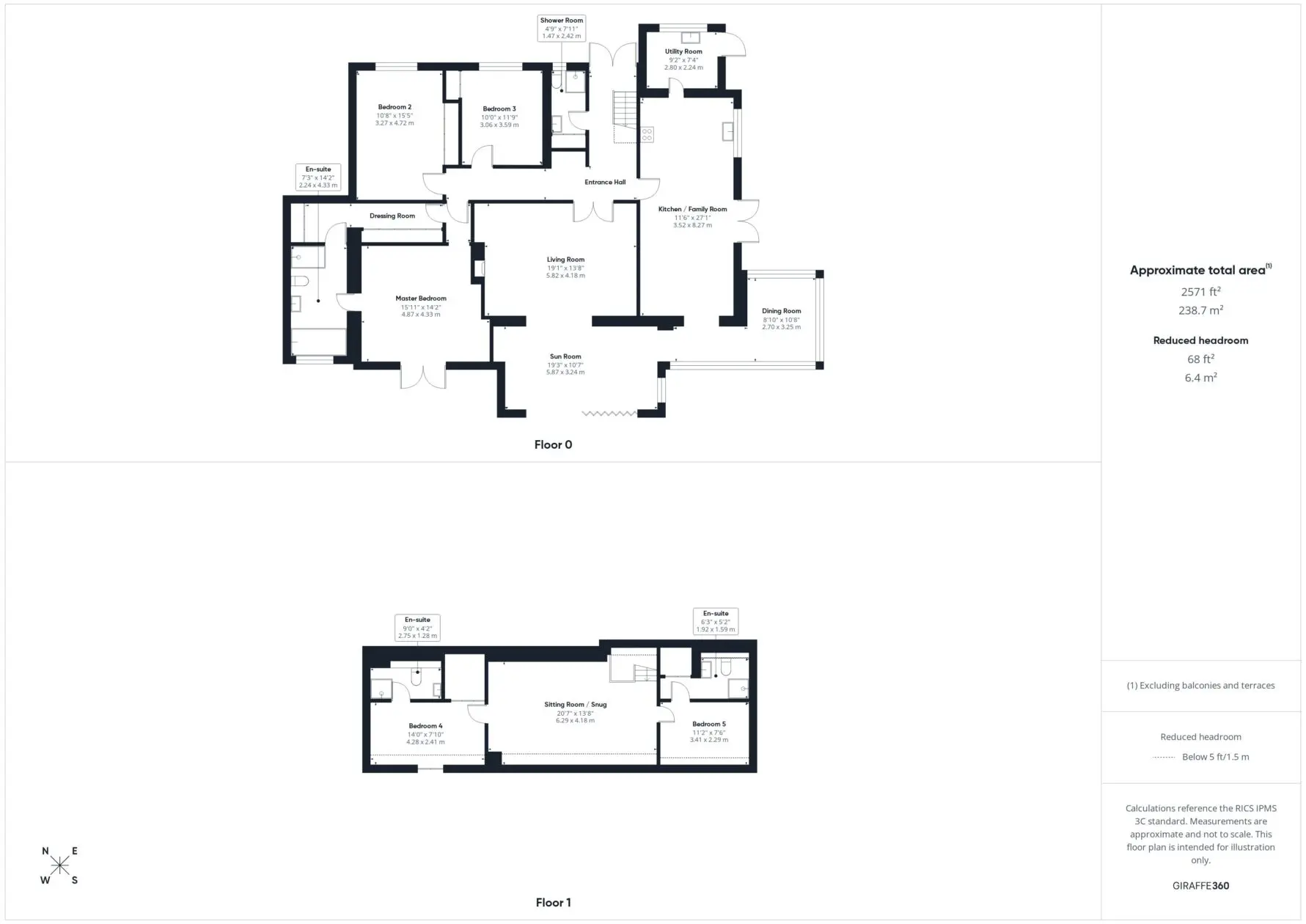Floorplan - 8 Ballaglonney Close, Crosby, Isle Of Man, Isle Of Man, IM4 2DH. - Plan 1 of 3