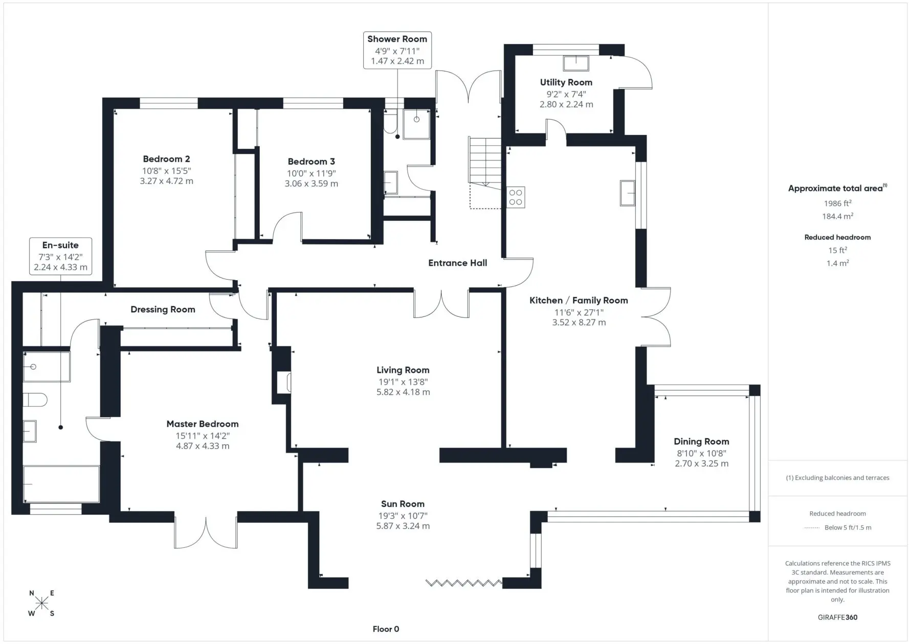 Floorplan - 8 Ballaglonney Close, Crosby, Isle Of Man, Isle Of Man, IM4 2DH. - Plan 2 of 3
