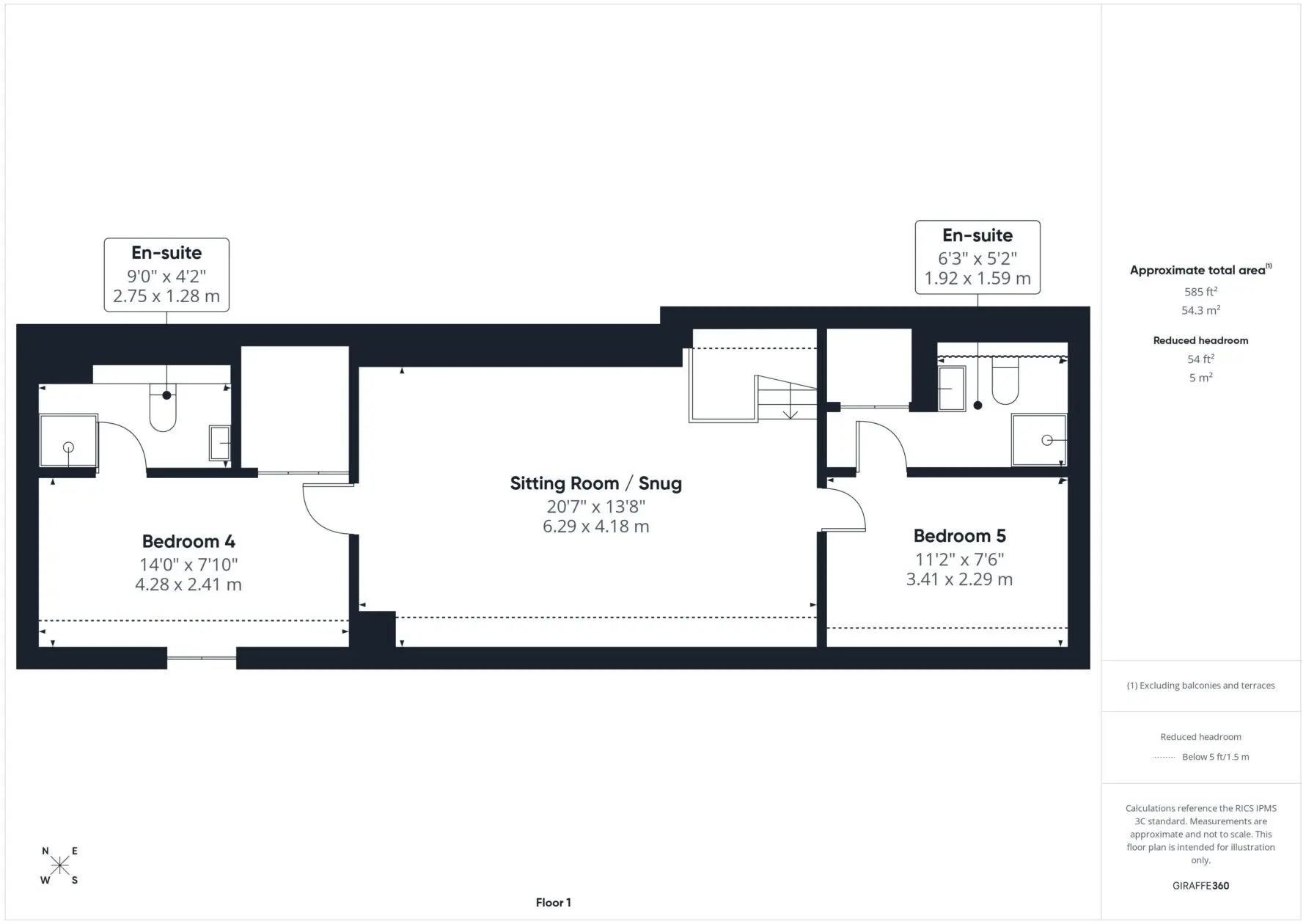 Floorplan - 8 Ballaglonney Close, Crosby, Isle Of Man, Isle Of Man, IM4 2DH. - Plan 3 of 3