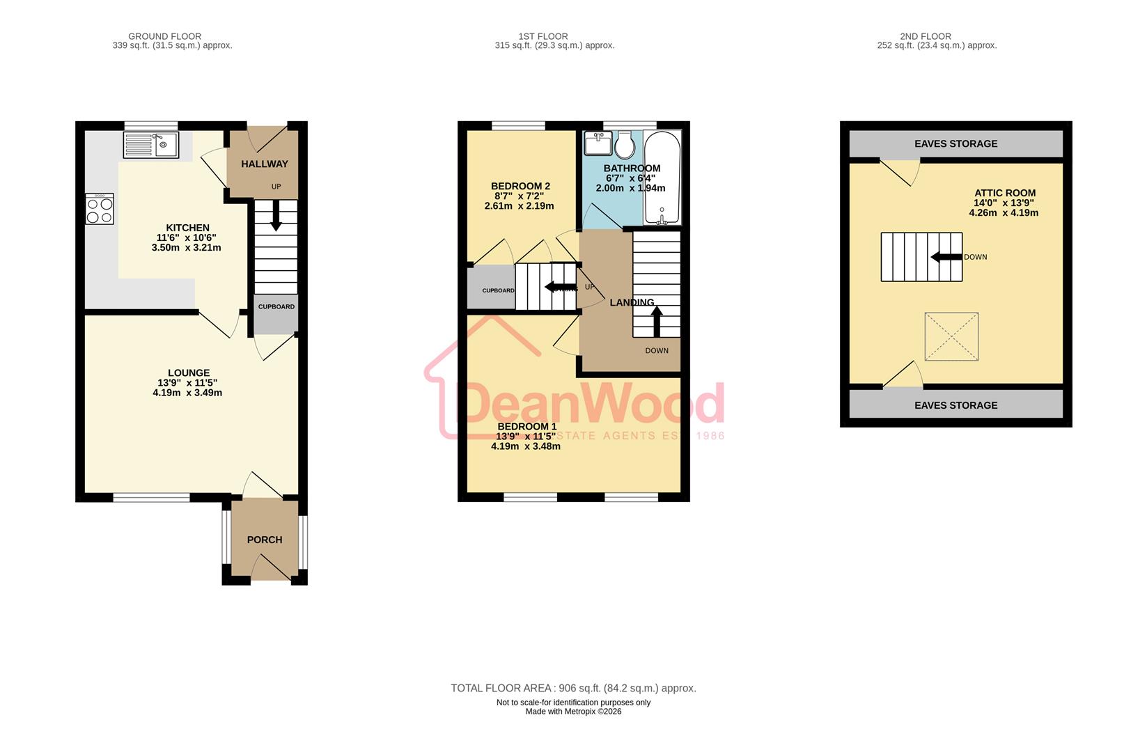 Floorplan - 11 Lhon Dhoo Close, Onchan, Isle Of Man. - Plan 1 of 1