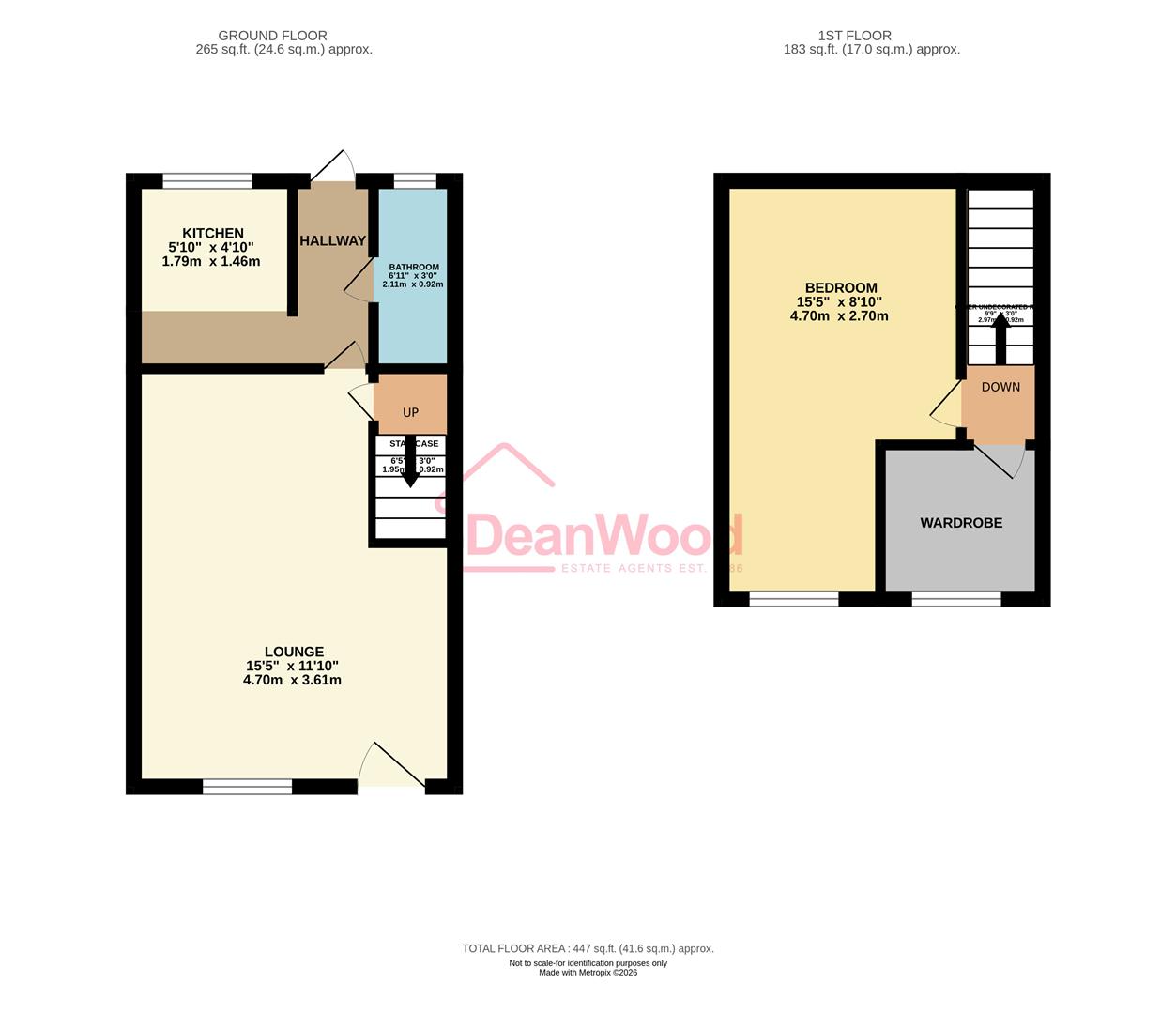 Floorplan - 2 Chapel Terrace, Glen Road, Laxey. - Plan 1 of 1