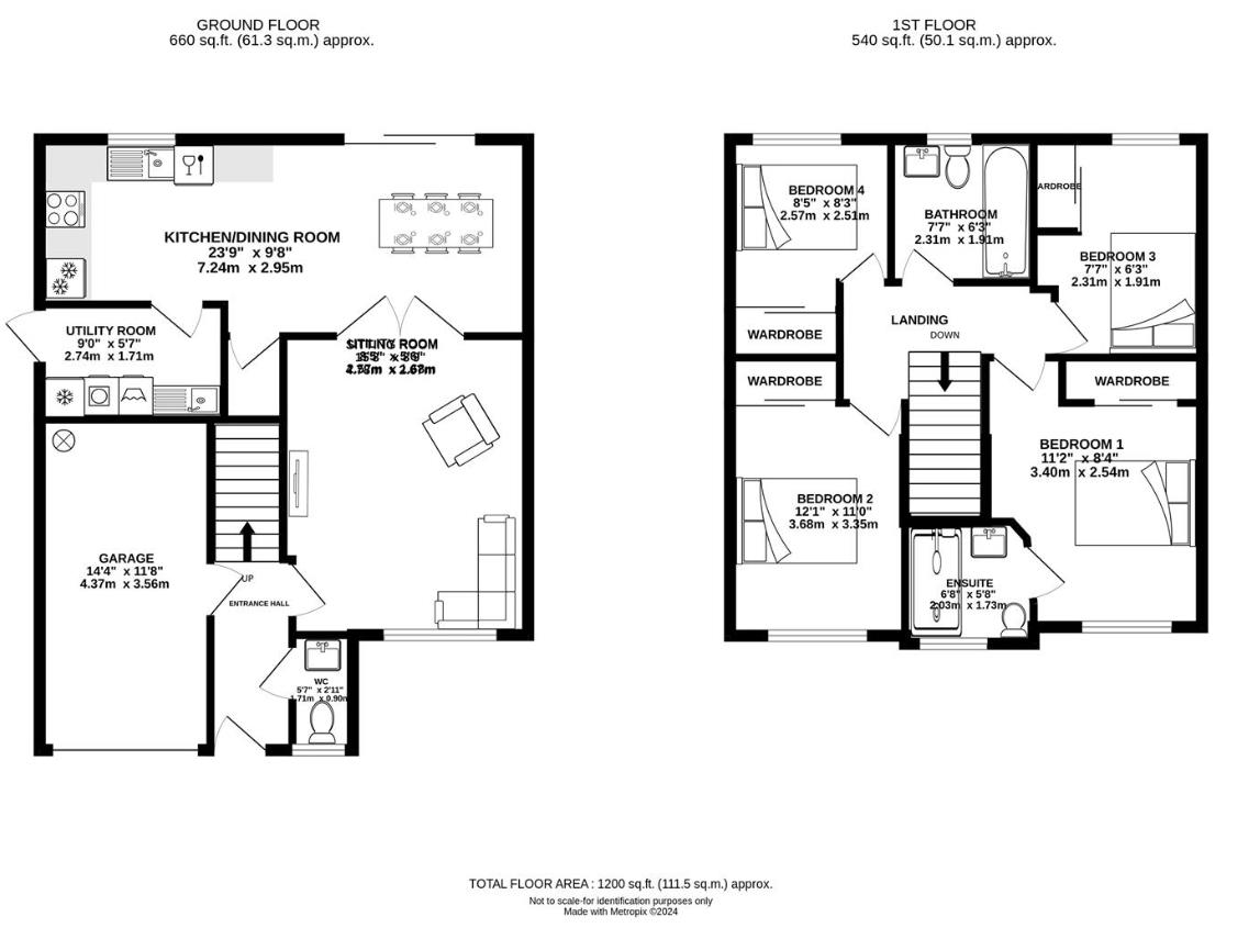 Floorplan - 77 Royal Park, Ramsey, Isle Of Man. - Plan 1 of 1