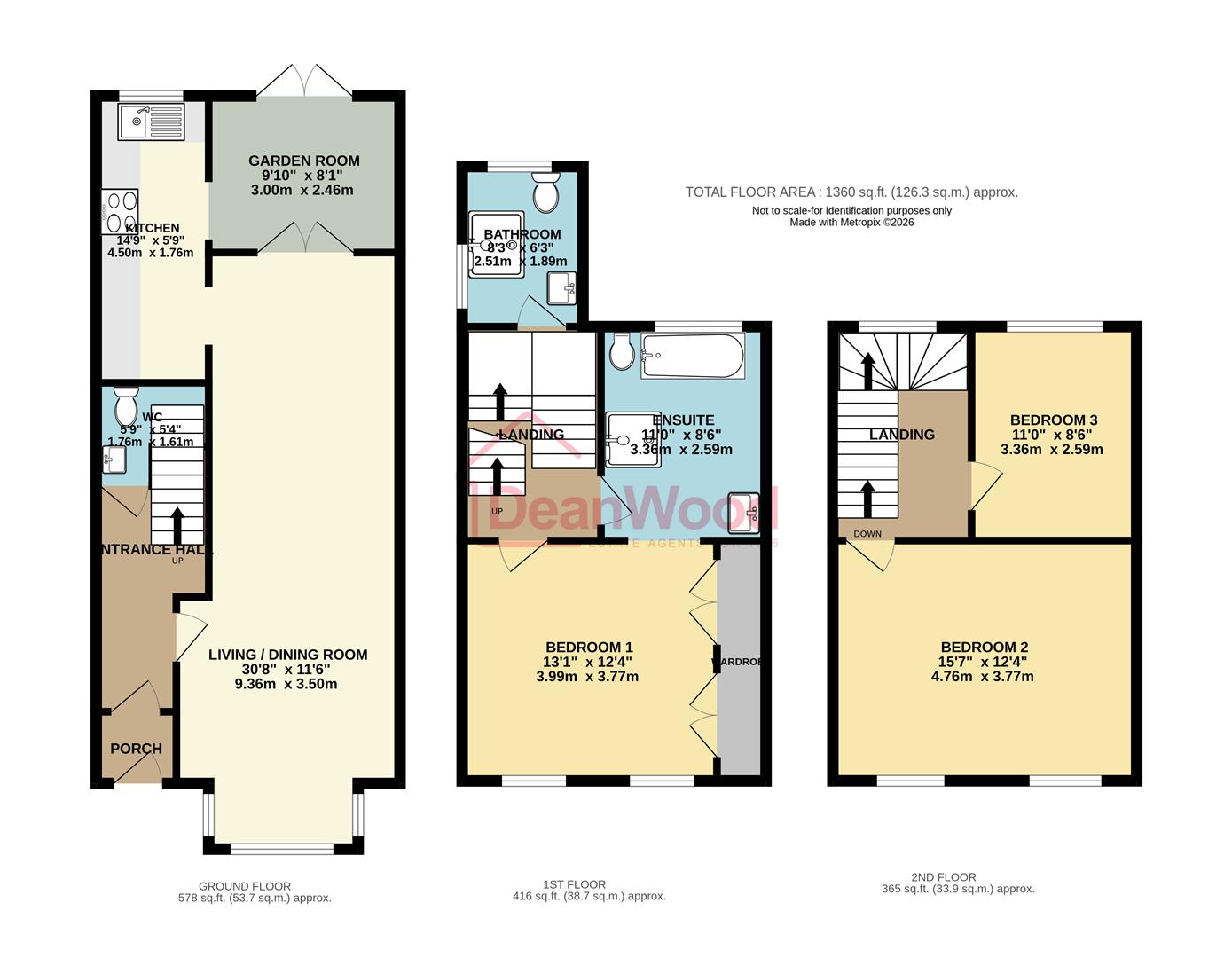 Floorplan - 18, The Crofts, Castletown, Isle of Man. - Plan 1 of 1