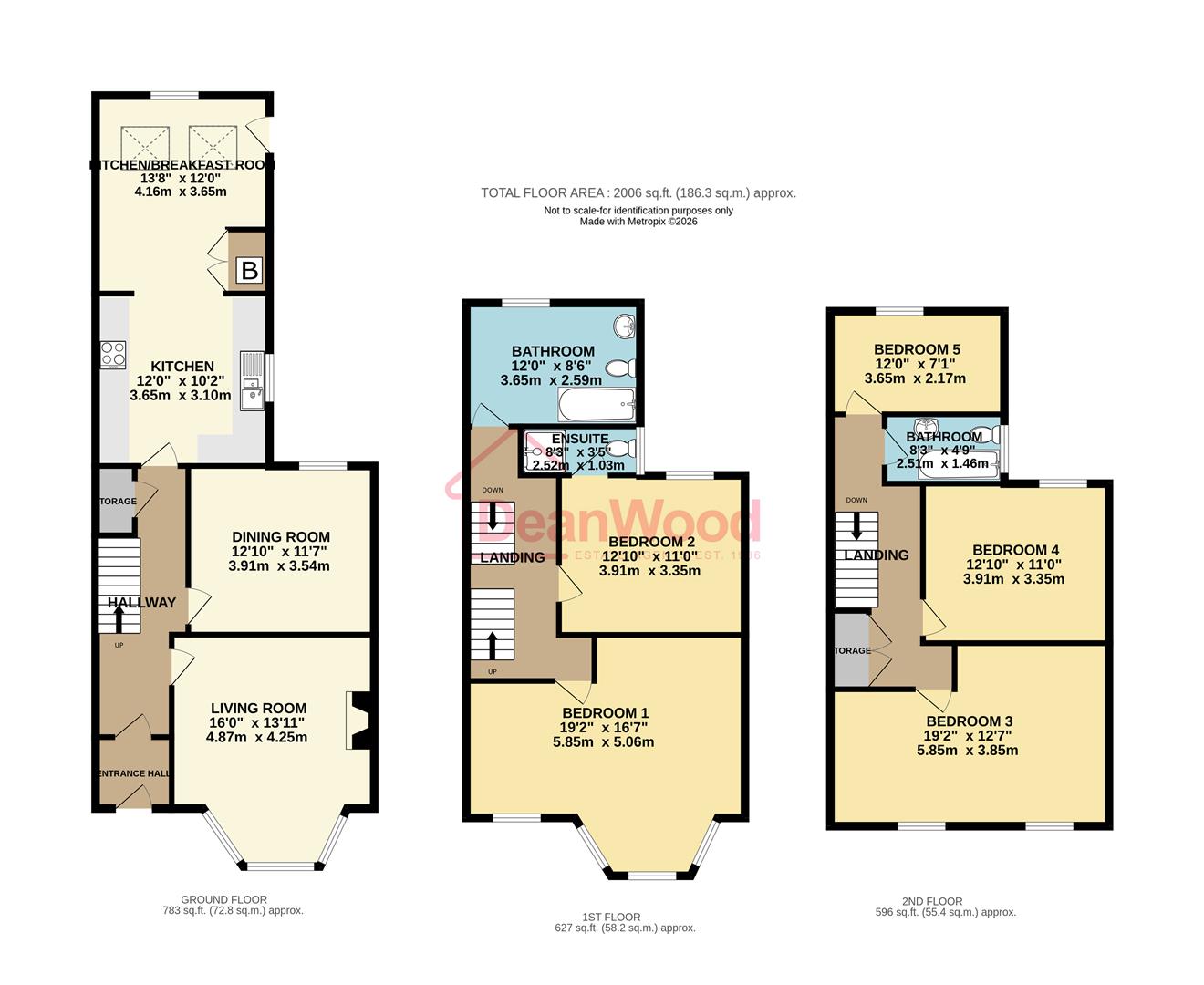 Floorplan - York House, 9, Droghadfayle Park, Port Erin, Isle of Man. - Plan 1 of 1