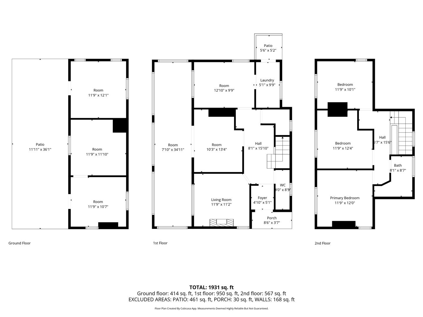 Floorplan - Headlands, Pinfold Hill, Laxey, Isle Of Man. - Plan 1 of 1