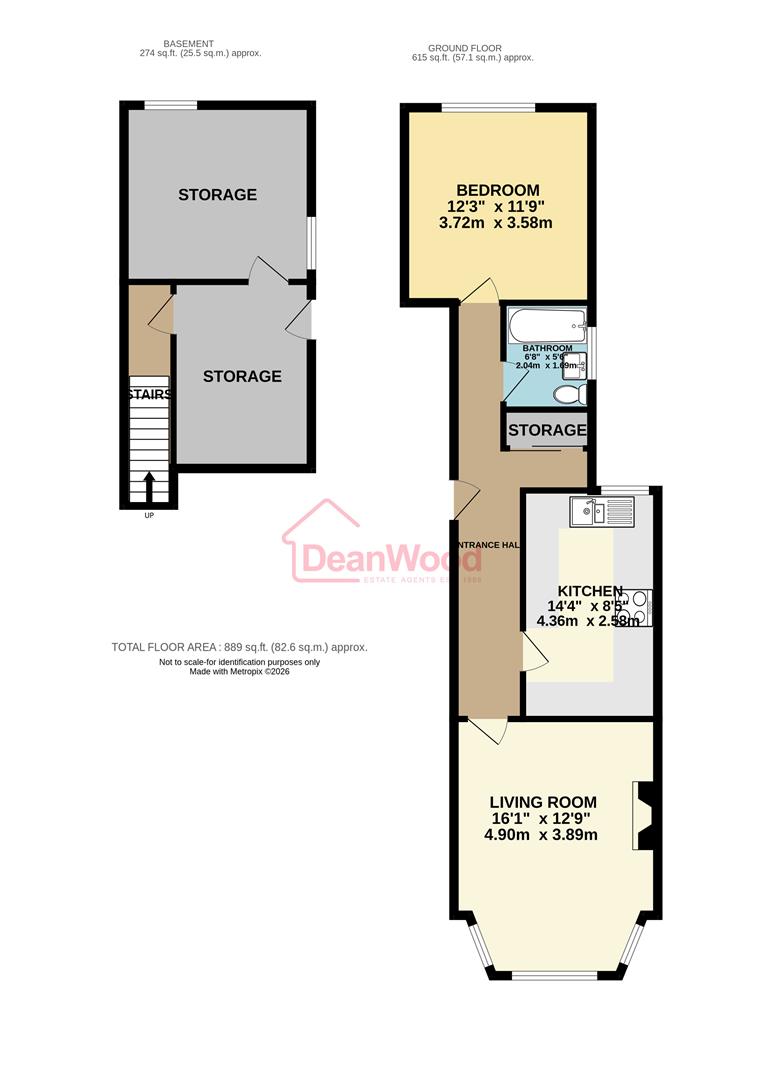 Floorplan - Apartment 1, 14 Hutchinson Square, Douglas, Isle Of Man. - Plan 1 of 1