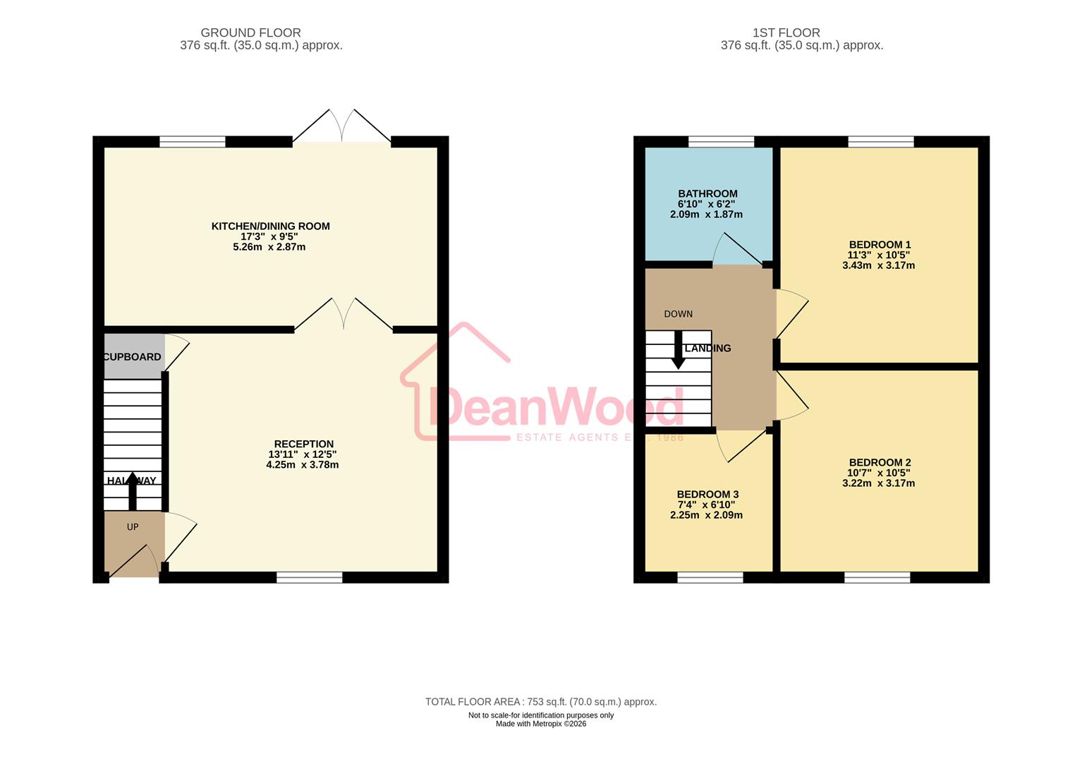Floorplan - 54 Magherchirrym, Port Erin, Isle of Man. - Plan 1 of 1