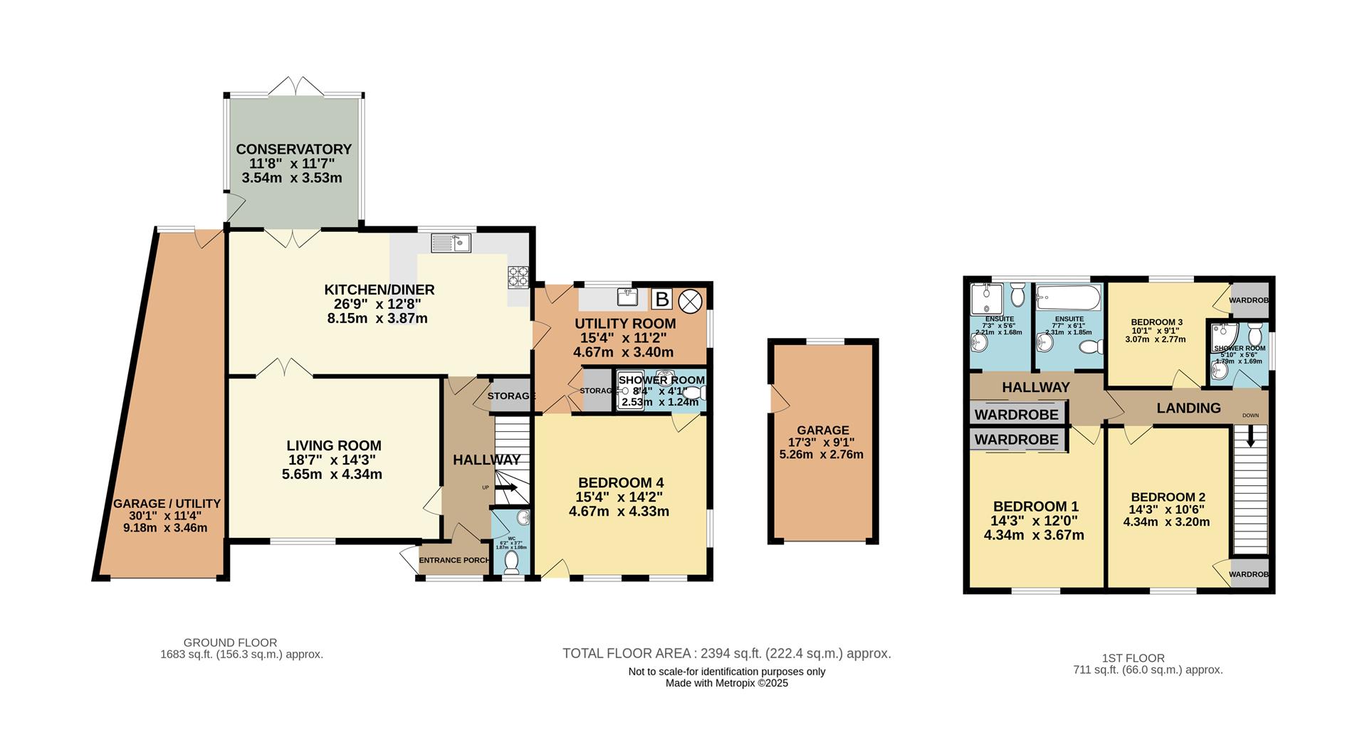 Floorplan - The Spinney, Shore Road, Castletown, Isle Of Man. - Plan 1 of 1