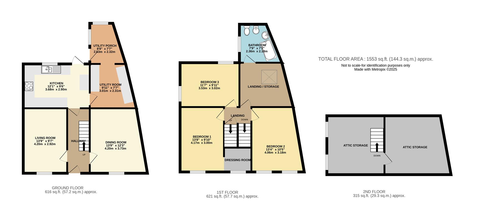 Floorplan - 1, College Green, Castletown, Isle of Man. - Plan 1 of 1