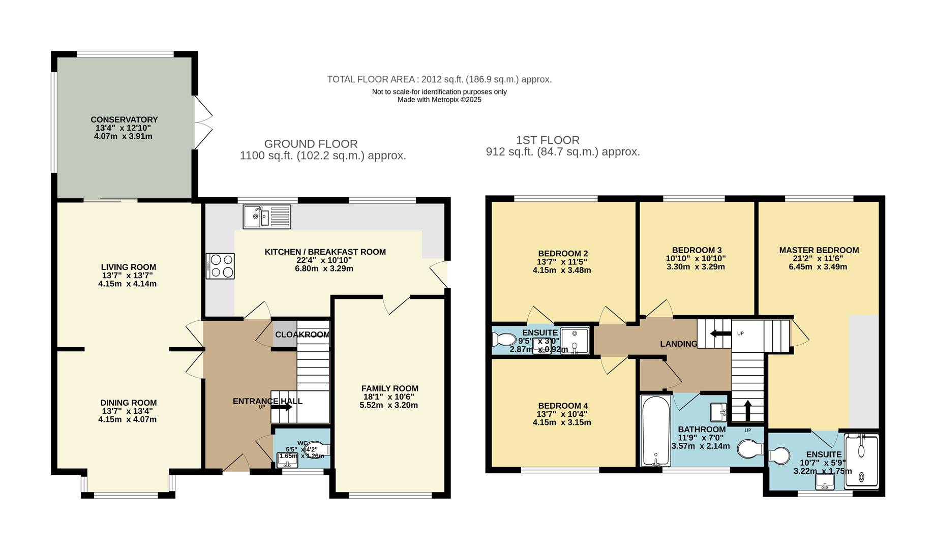Floorplan - 34, Maple Avenue, Onchan. - Plan 1 of 1