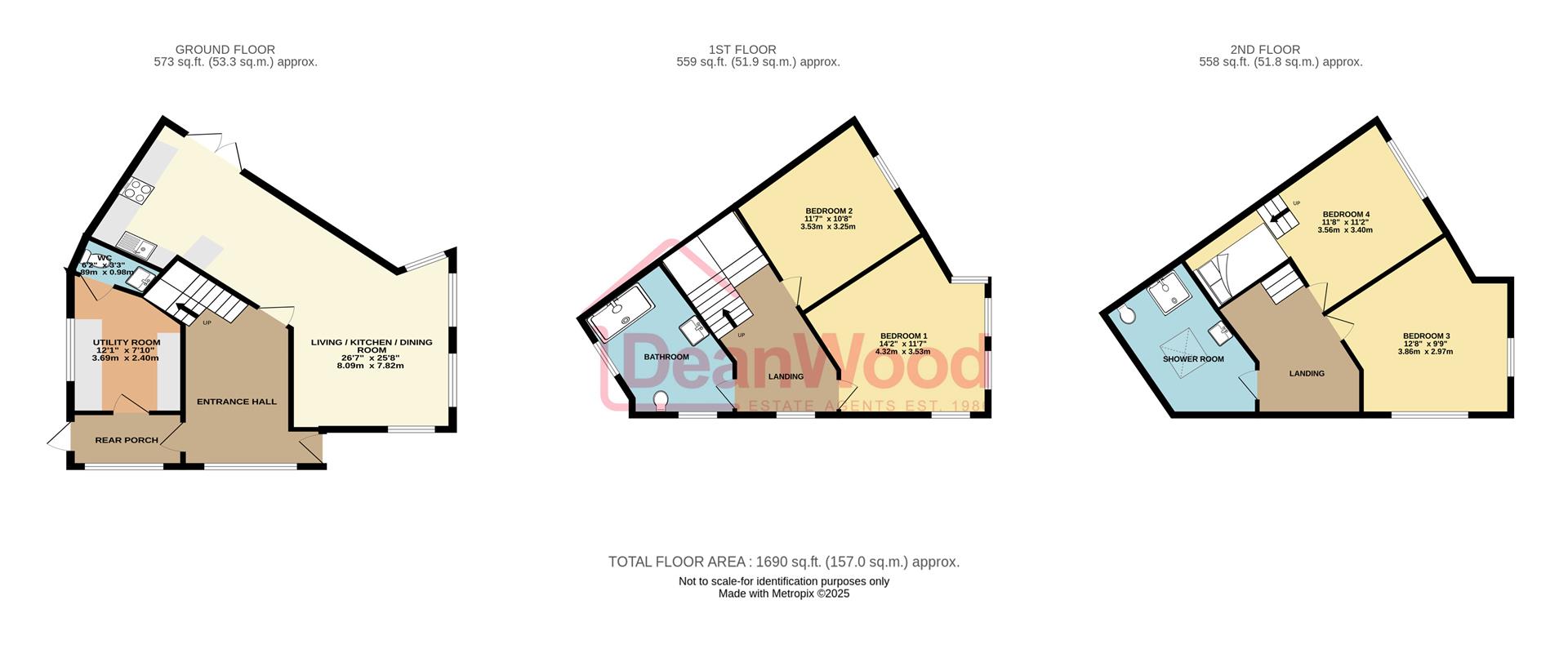 Floorplan - 1 Roslyn Terrace, Douglas, Isle Of Man. - Plan 1 of 1