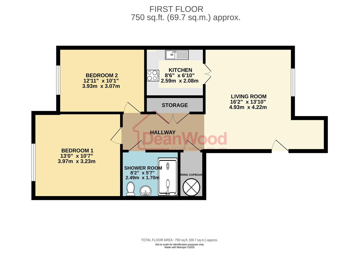 Floorplan - Apartment 21, St Ninians Court, Douglas. - Plan 1 of 1