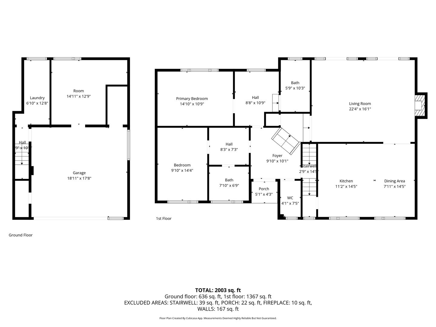 Floorplan - 30 Fairway Close, Onchan. - Plan 1 of 1