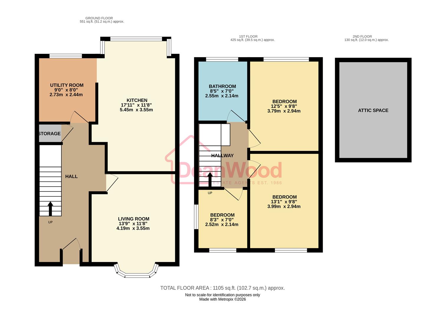 Floorplan - Hill View, Crescent Road, Ramsey. - Plan 1 of 1