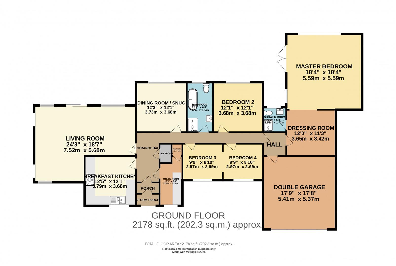 Floorplan - Silverburn, Quarterbridge Road, Douglas. - Plan 1 of 1