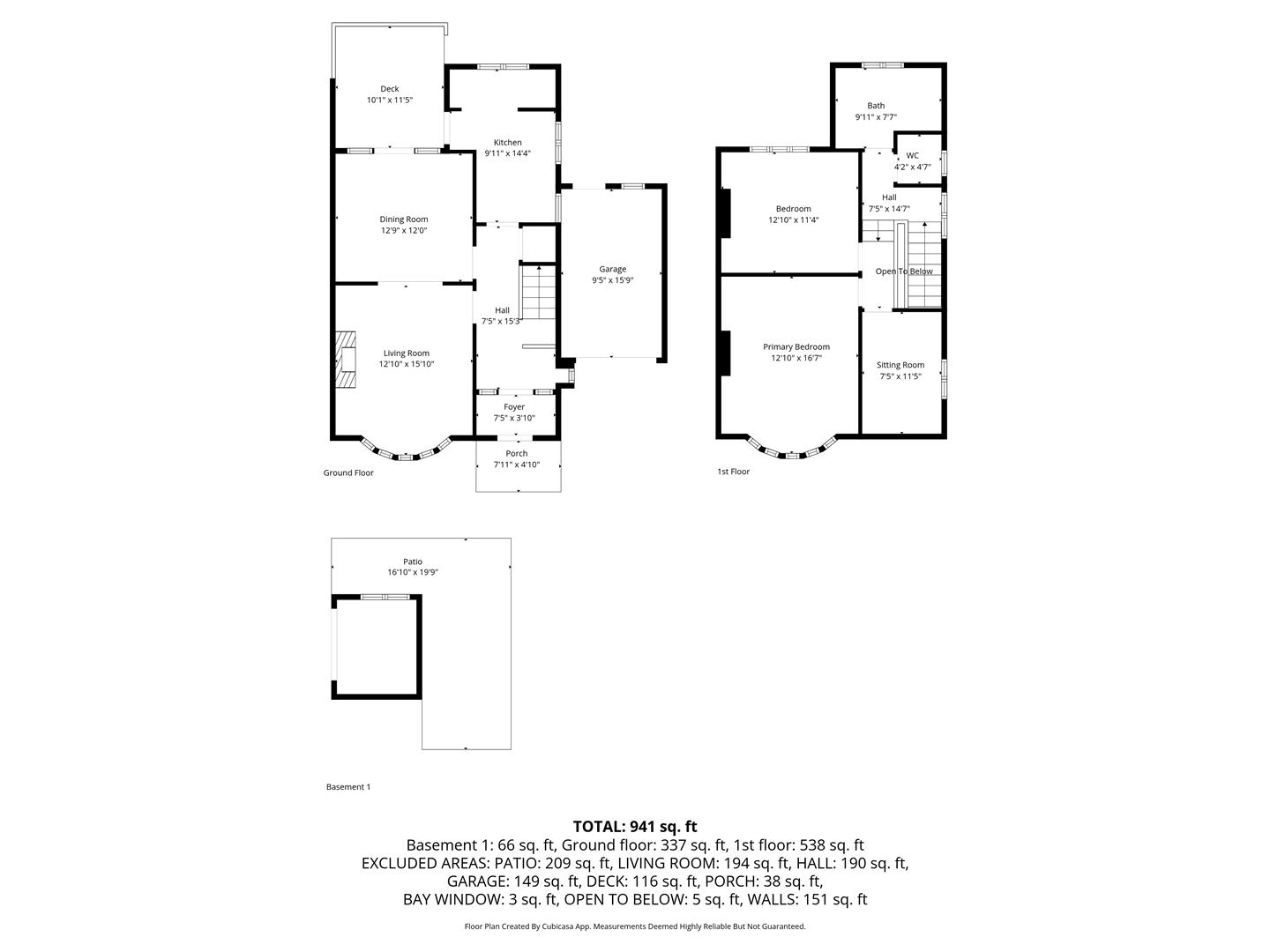 Floorplan - 20 Governors Road, Onchan. - Plan 1 of 1