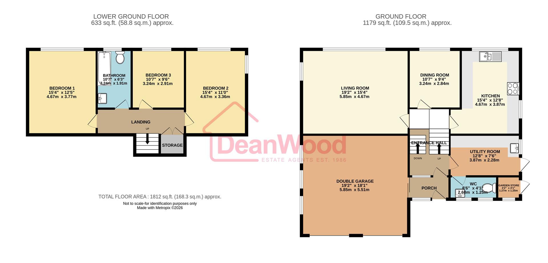 Floorplan - 28 Reayrt Carnane, Tromode, Isle of Man, Douglas. - Plan 1 of 1