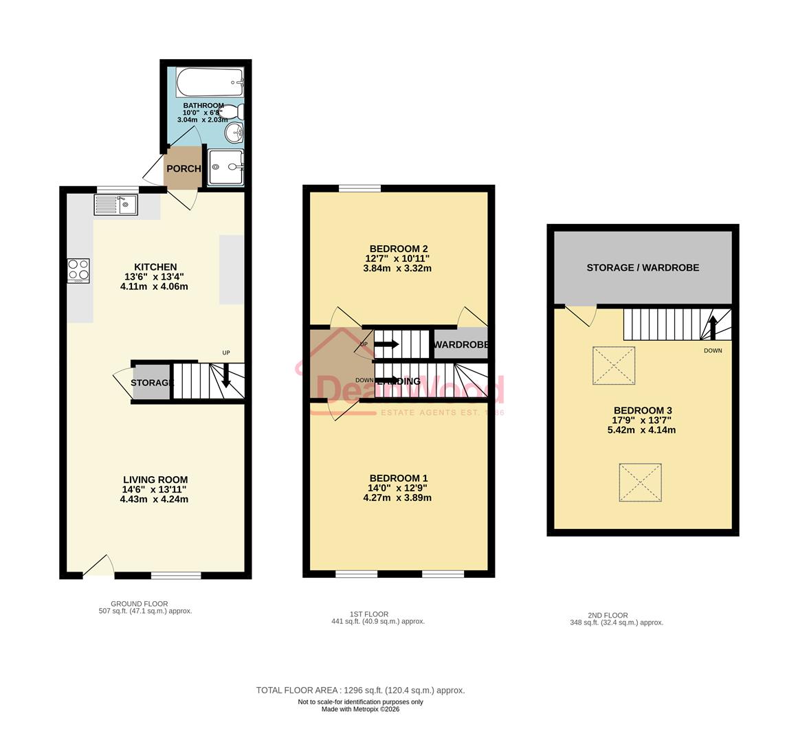 Floorplan - Rosemount, St. Marys Road, Port Erin. - Plan 1 of 1