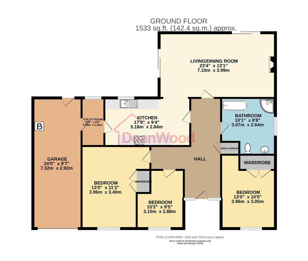 Floorplan - 30 The Meadows, Kirk Michael, Isle Of Man. - Plan 1 of 1