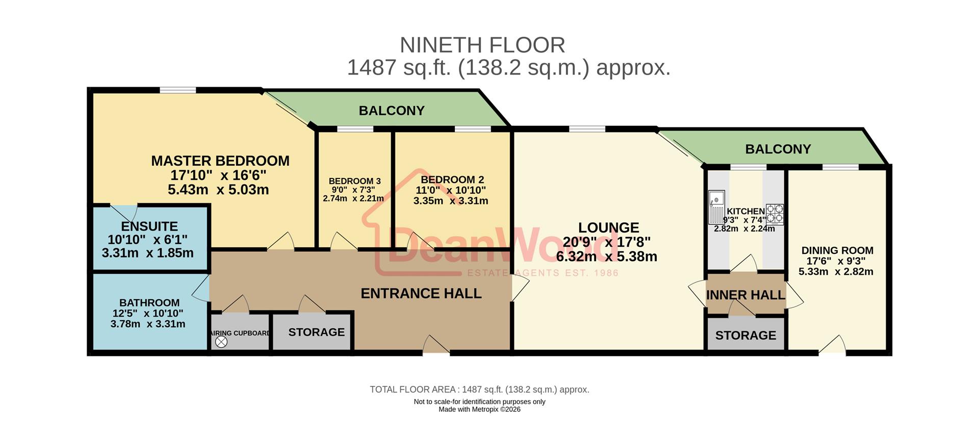 Floorplan - 903 Kings Court, Ramsey, Isle Of Man. - Plan 1 of 1