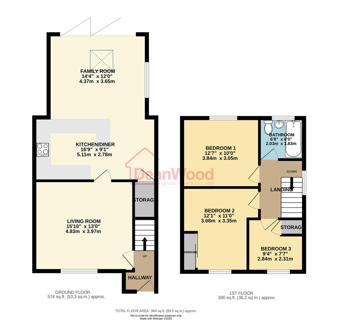Floorplan - 44, Ballakermeen Drive, Douglas, Isle Of Man. - Plan 1 of 1