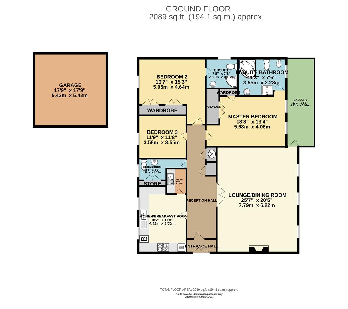 Floorplan - Sea Cliff Road, Onchan. - Plan 1 of 1