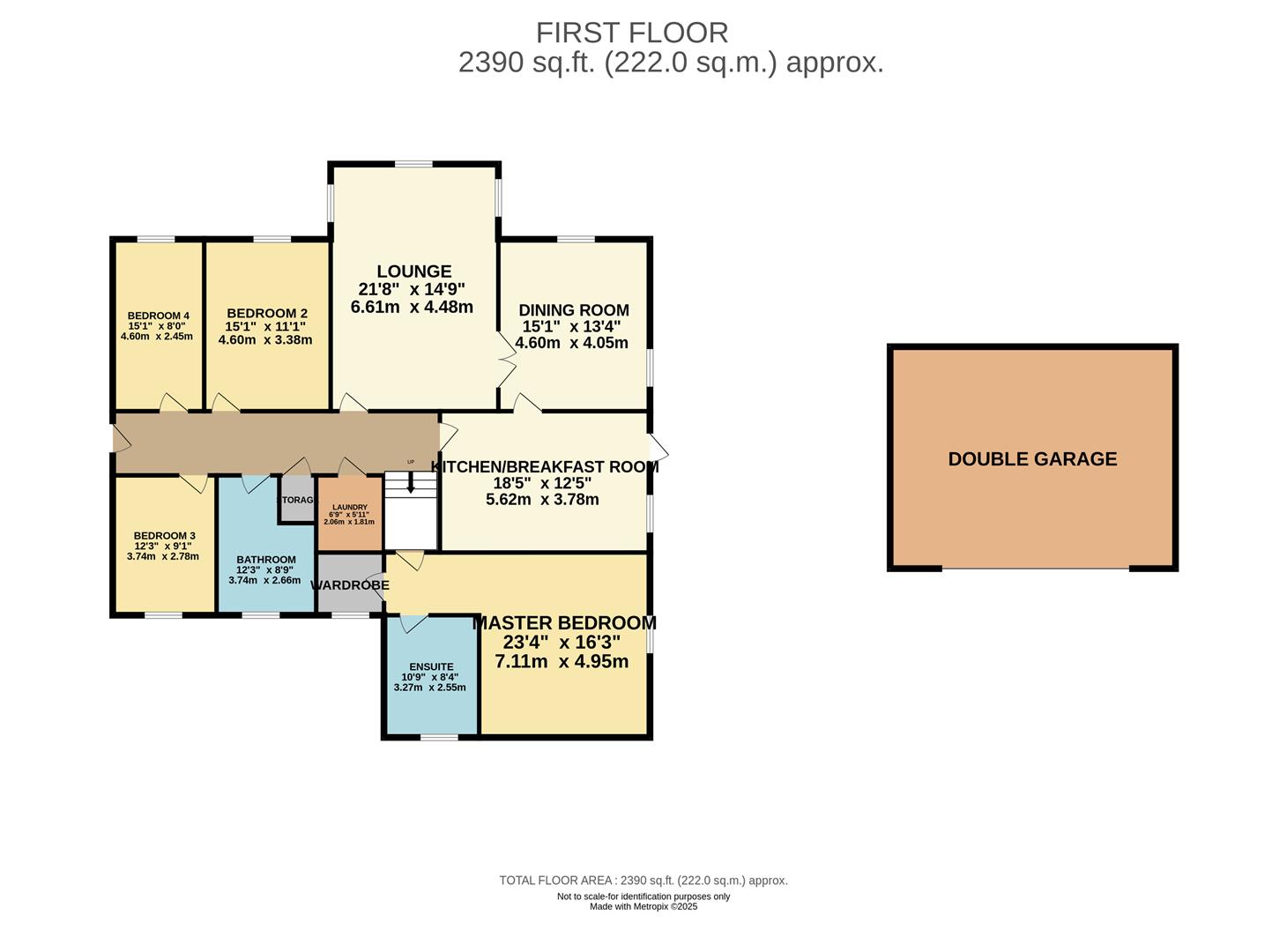 Floorplan - Apartment 2, The Downs, Union Mills. - Plan 1 of 1