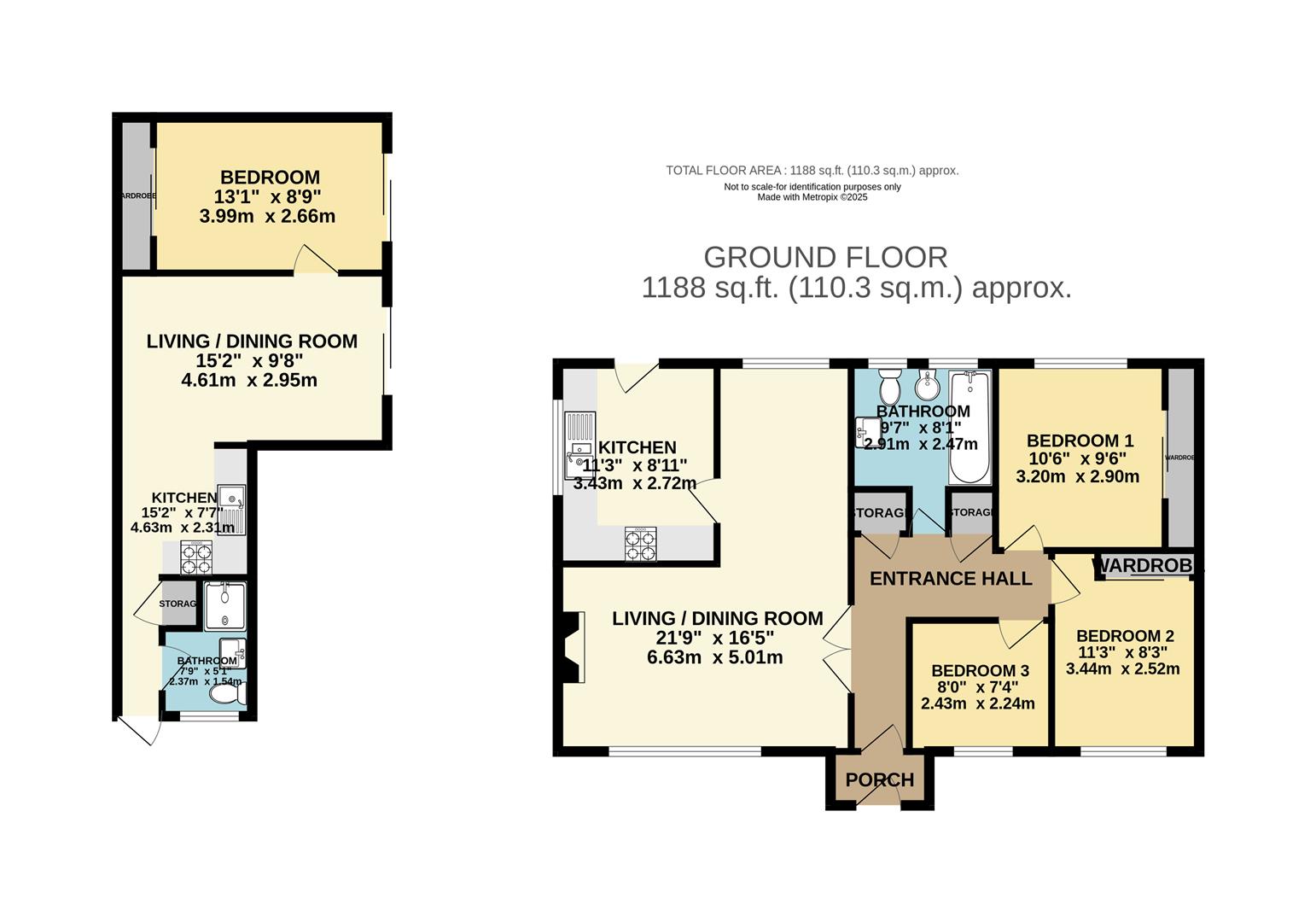 Floorplan - 13 Harcroft Avenue, Saddlestone, Douglas. - Plan 1 of 1