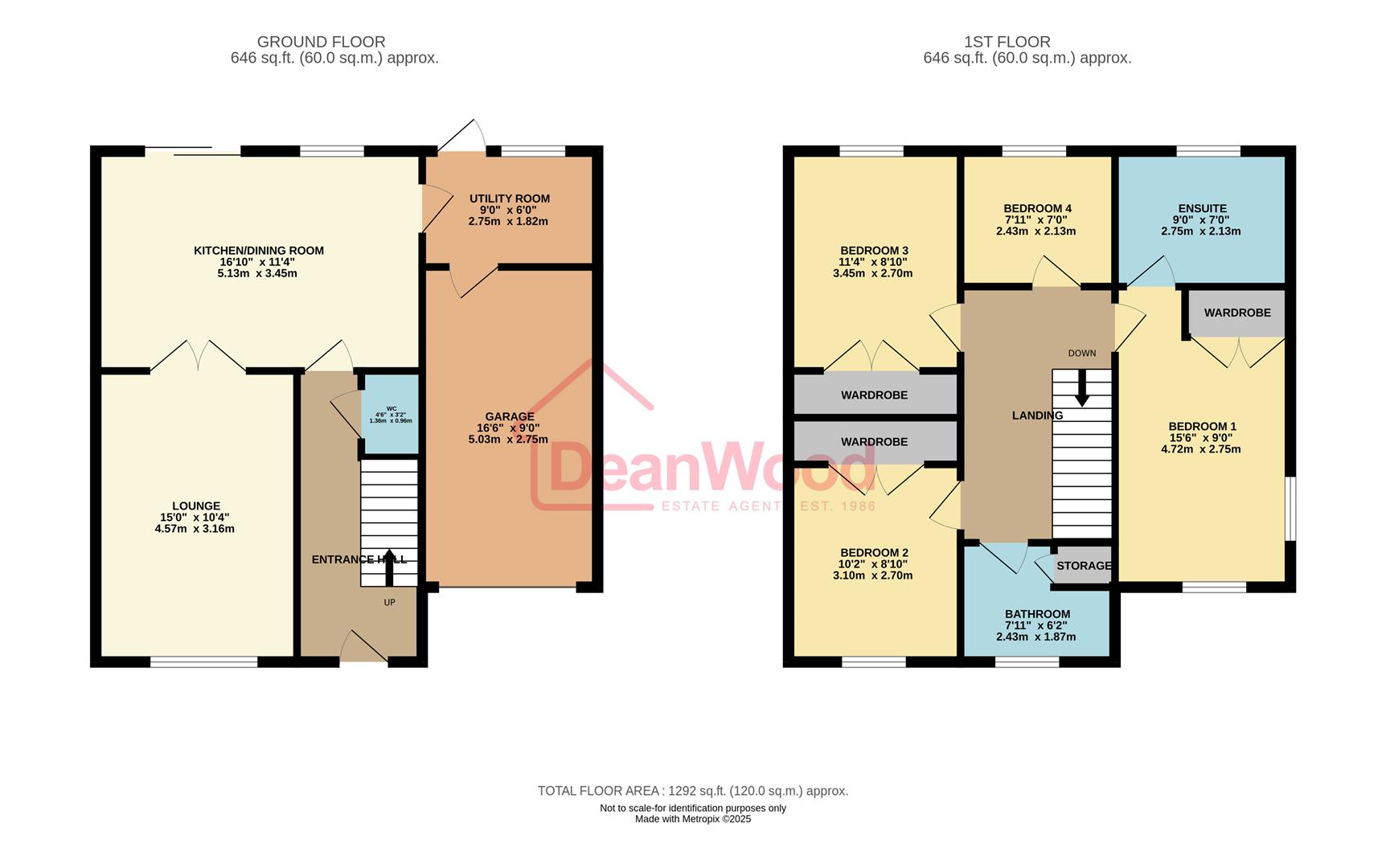 Floorplan - 20, Hillcroft Rise, Douglas, Isle Of Man. - Plan 1 of 1
