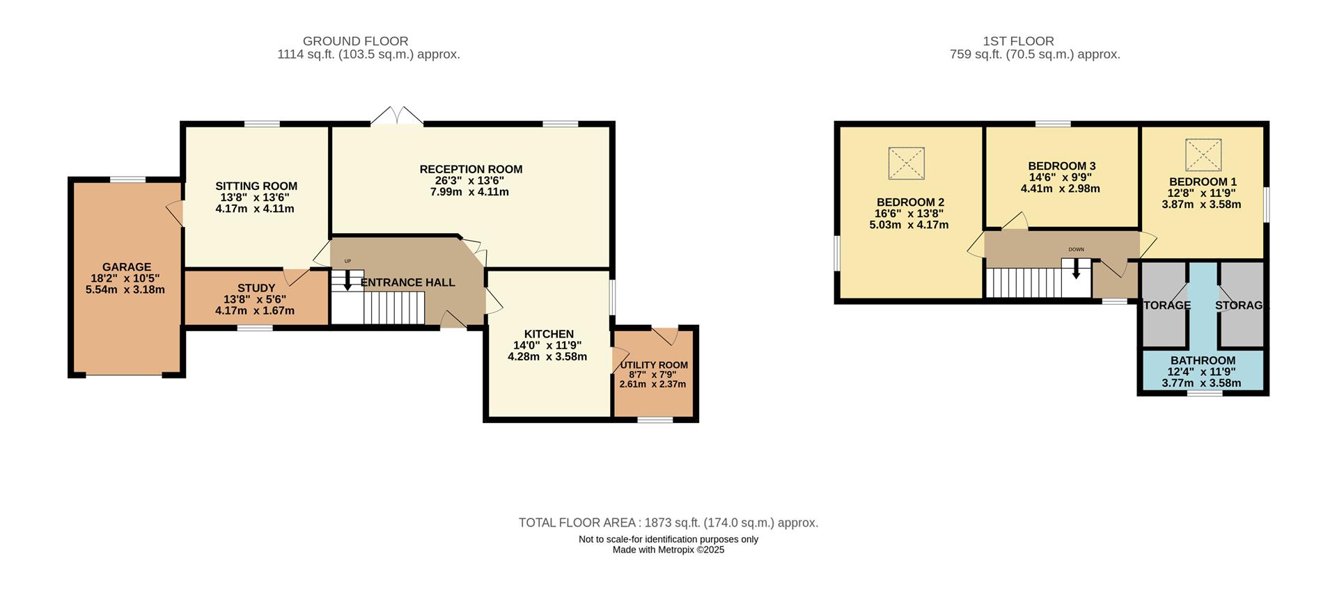 Floorplan - Sayeeda, The Crescent, Baldrine. - Plan 1 of 1
