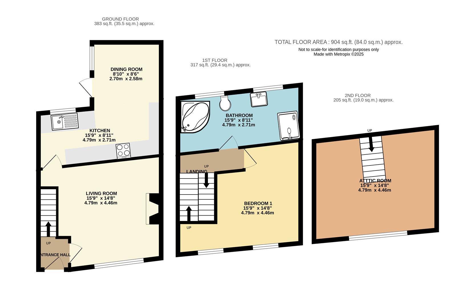 Floorplan - 19, Shore Road, Peel, Isle Of Man. - Plan 1 of 1