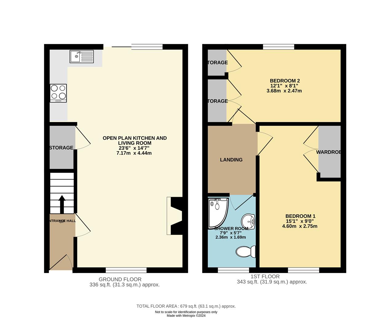 Floorplan - Mole End, Arbory Road, Castletown. - Plan 1 of 1