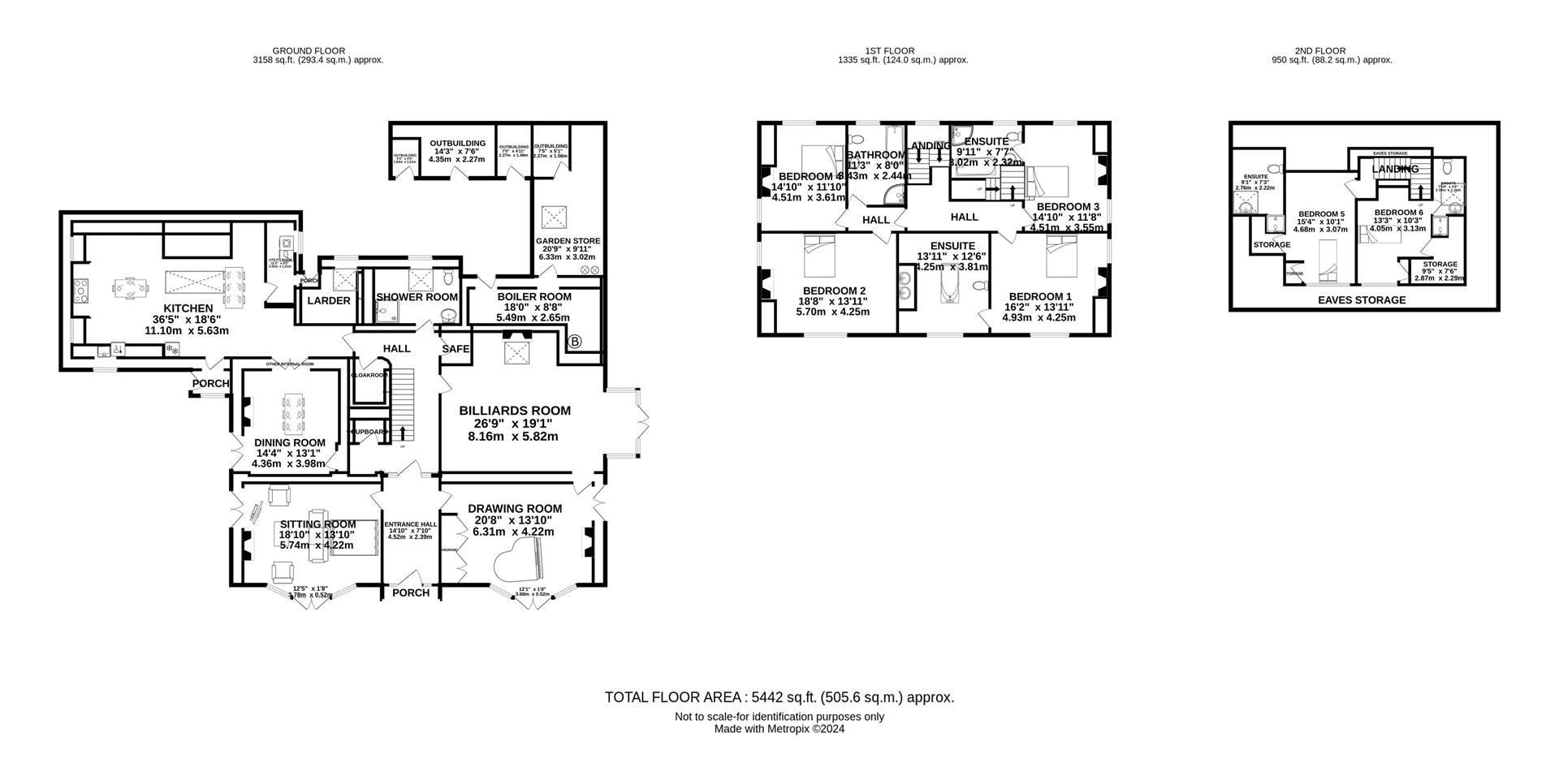 Floorplan - Ballacree, Lezayre, Churchtown, Ramsey. - Plan 1 of 1
