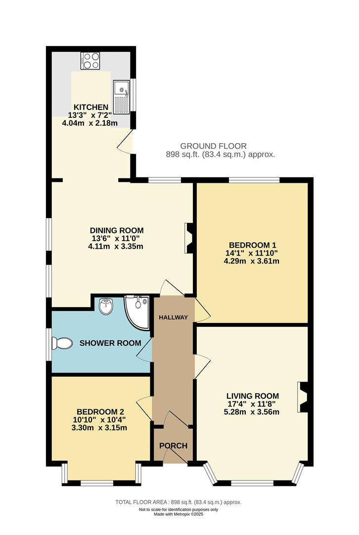 Floorplan - Brookfield Avenue, Ramsey. - Plan 1 of 1