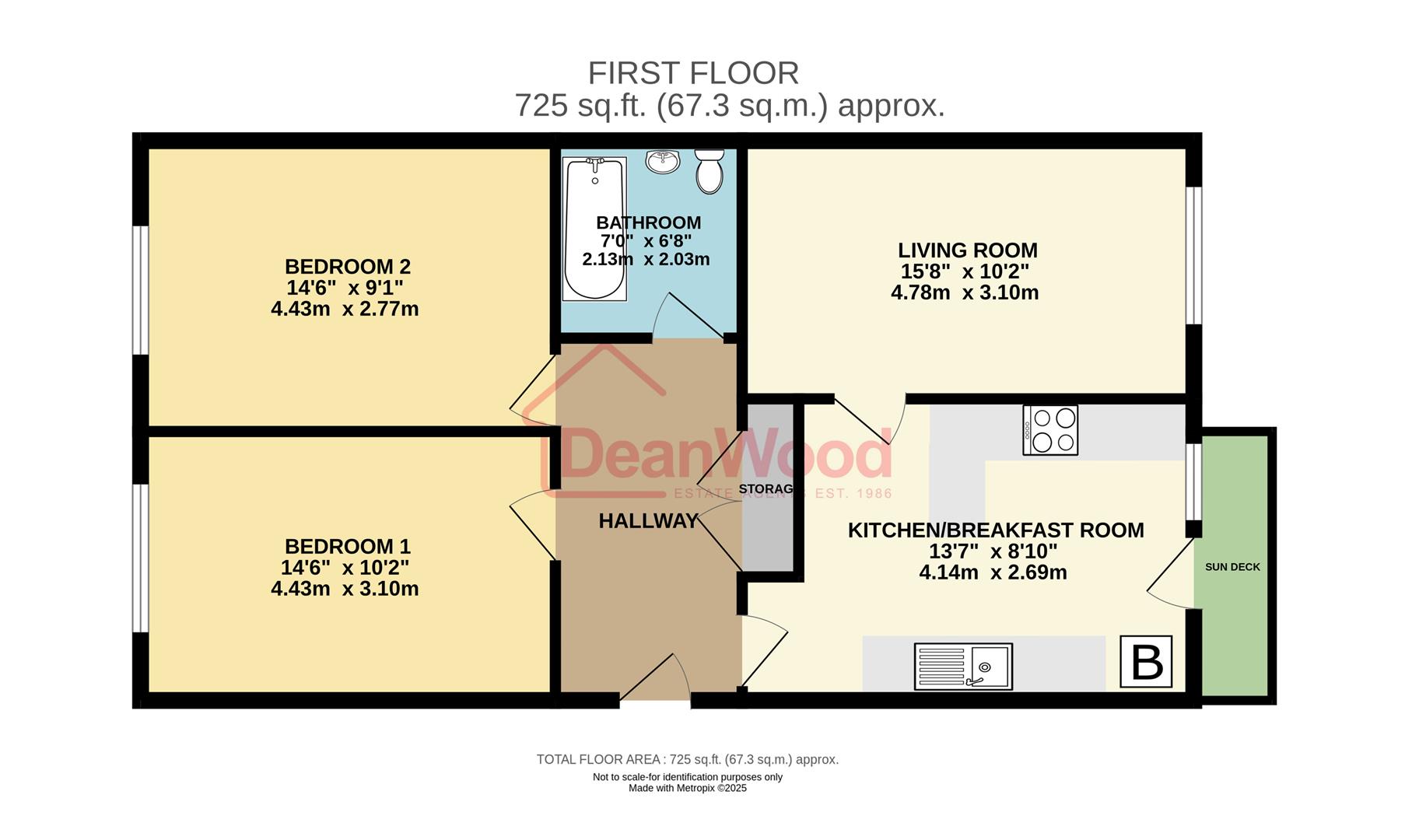 Floorplan - 4 Carlton Grove, Queens Drive West, Ramsey, Isle Of Man. - Plan 1 of 1