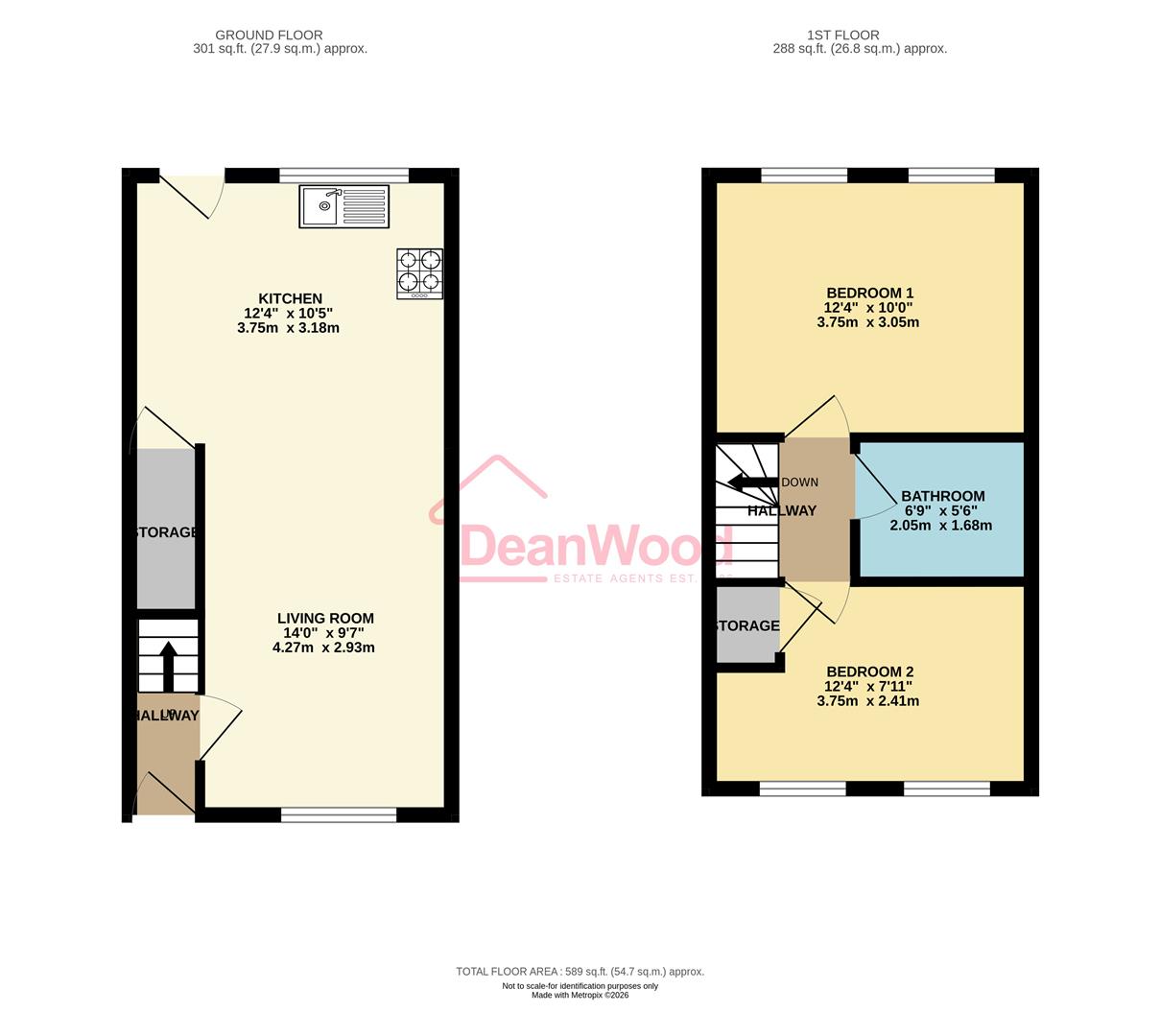 Floorplan - 2 Summerhill Grove, Douglas, Isle of Man. - Plan 1 of 1