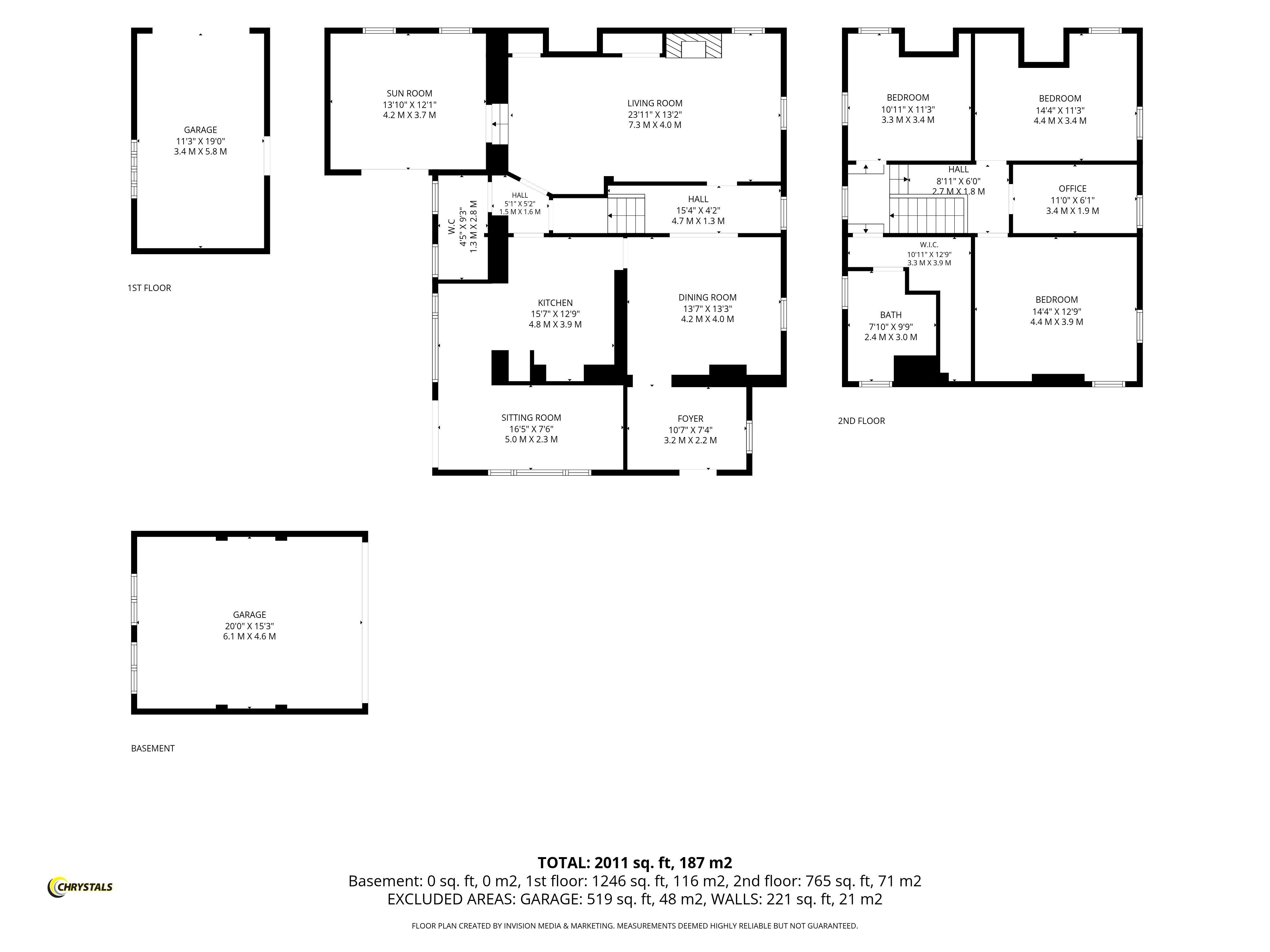 Floorplan - Ballachree, Main Road, Ballaugh IM7 5EB. - Plan 1 of 1