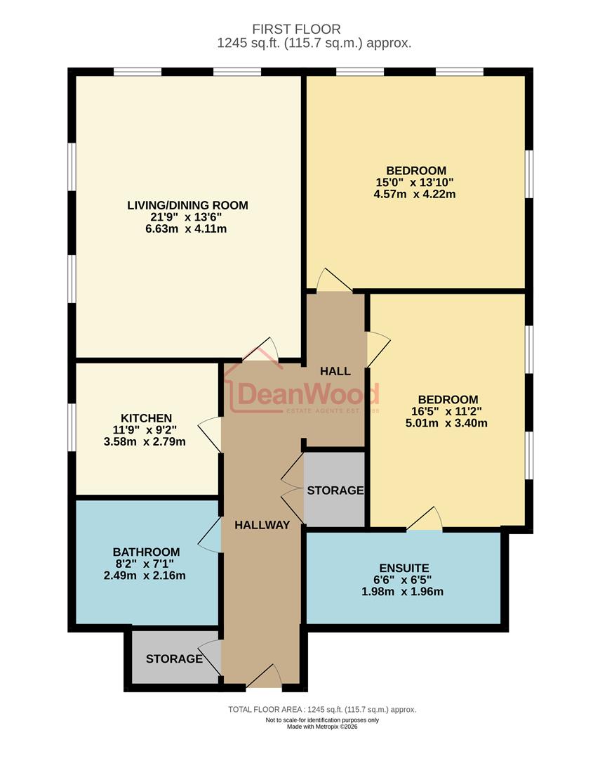 Floorplan - 8 Royal Court Queens Promenade, Ramsey, Isle Of Man. - Plan 1 of 1