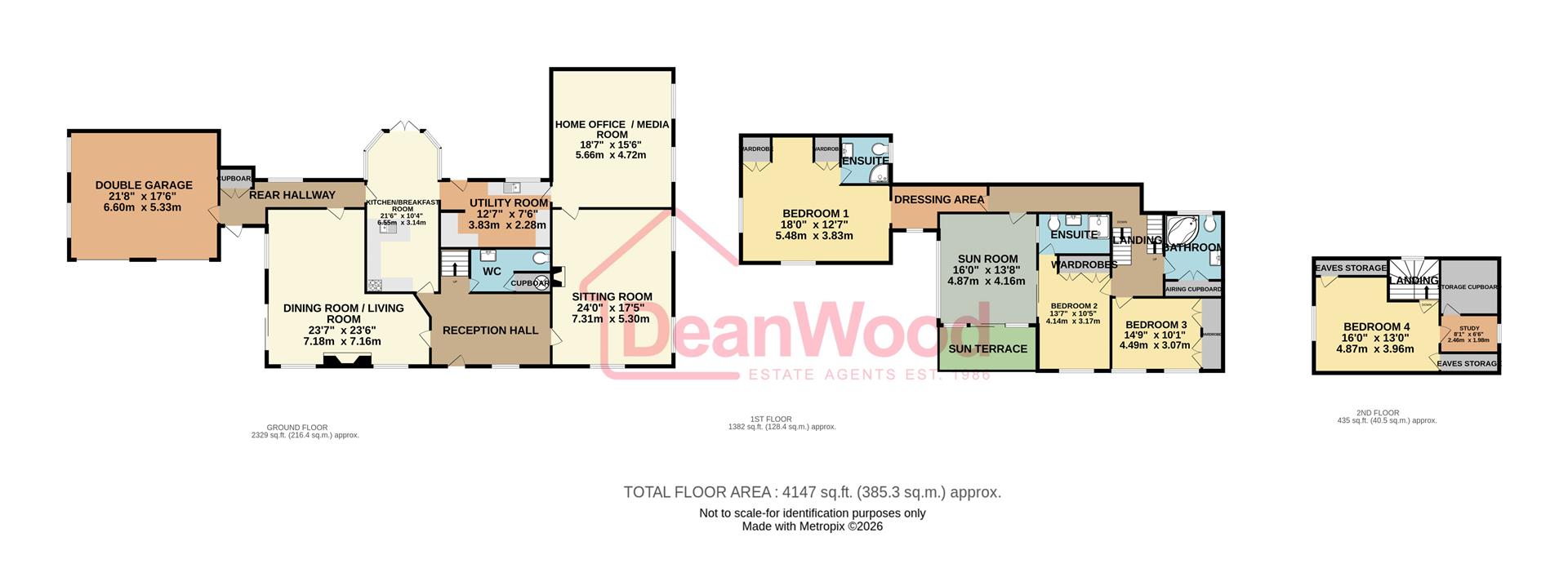 Floorplan - Burnbrae, Ballakilpheric, Colby, Isle Of Man. - Plan 1 of 3