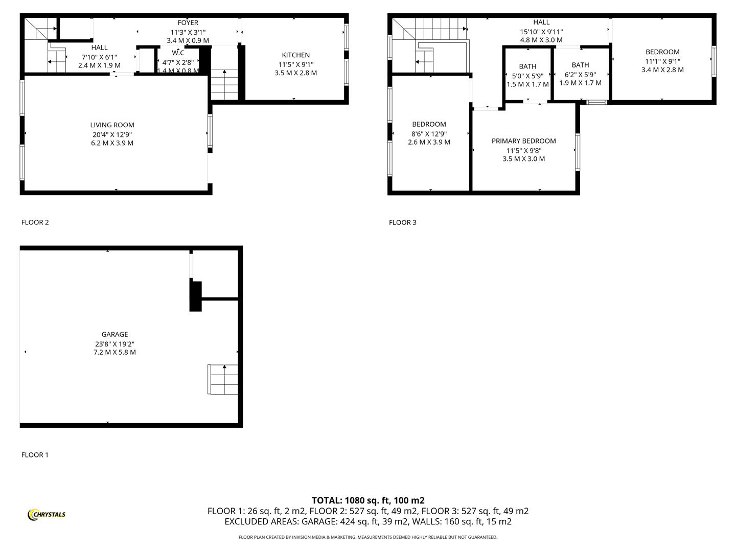 Floorplan - 2 Kingfisher View, Old Castletown Road, Douglas. - Plan 1 of 1