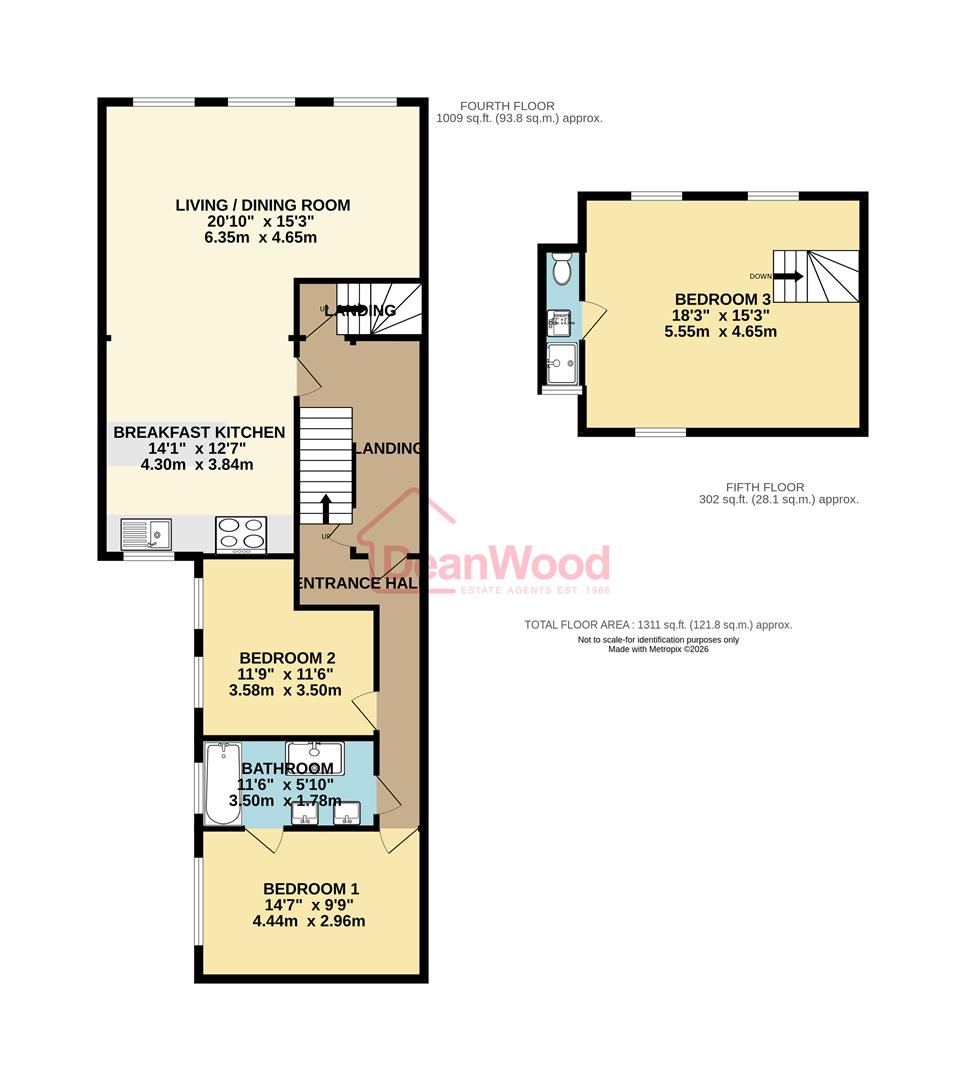 Floorplan - 16 Marlborough Court, Douglas, Isle Of Man. - Plan 1 of 1