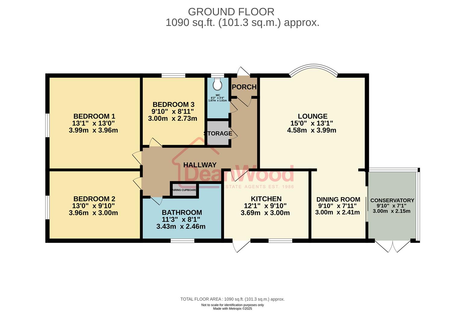 Floorplan - 30 Furman Close, Onchan. - Plan 1 of 1