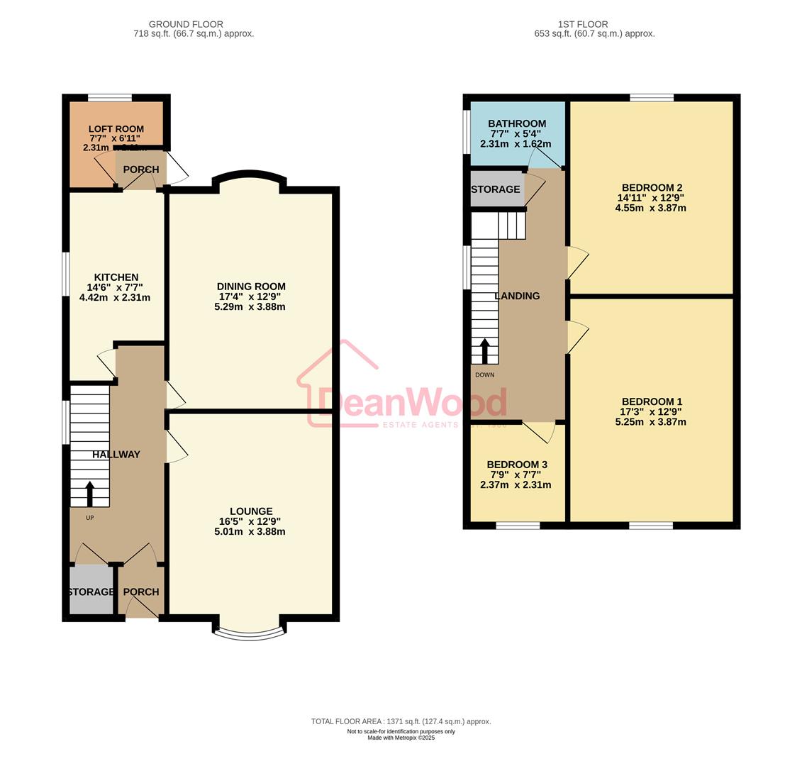Floorplan - 15 Governors Road, Onchan. - Plan 1 of 1