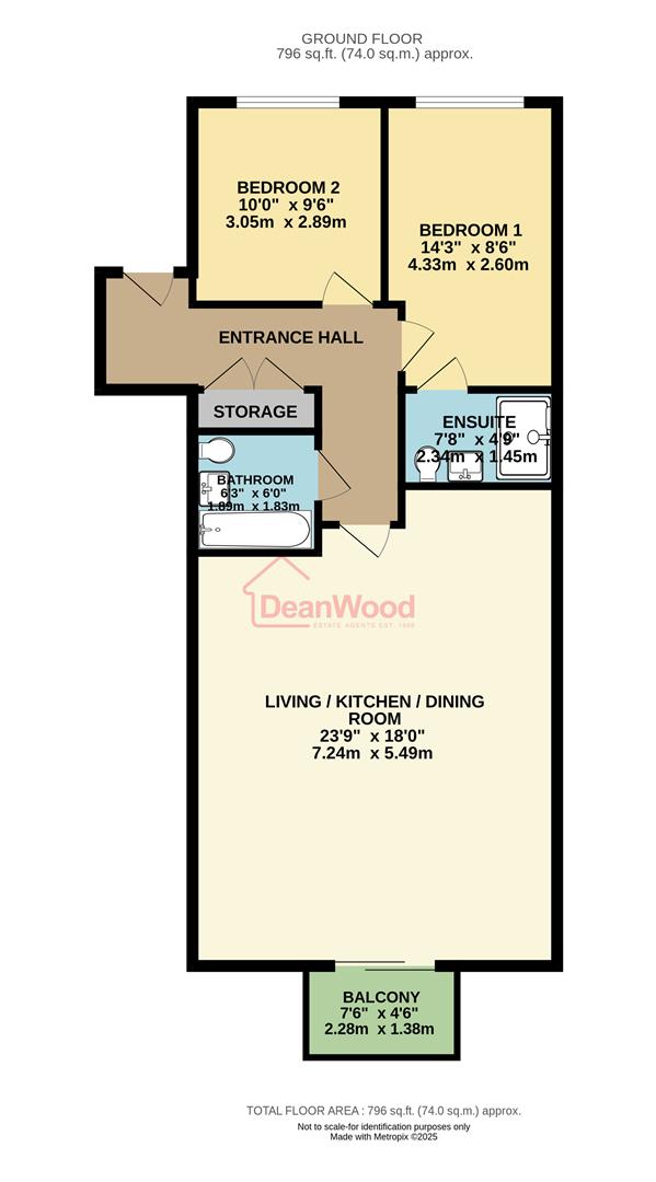 Floorplan - Apartment 58, Quay West, Douglas, Isle Of Man. - Plan 1 of 1