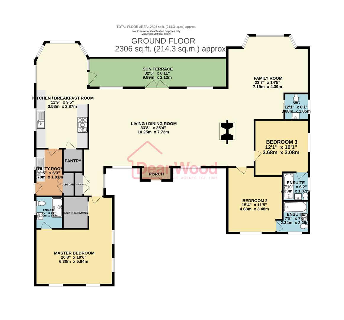 Floorplan - 18 Manor Park, Onchan, Isle Of Man. - Plan 1 of 1