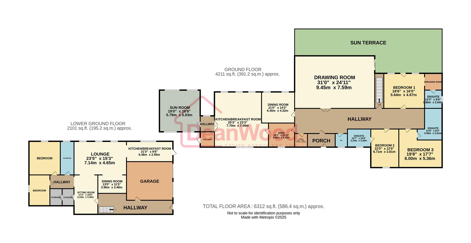 Floorplan - Pleasant View, Lezayre Road, Ramsey. - Plan 1 of 1