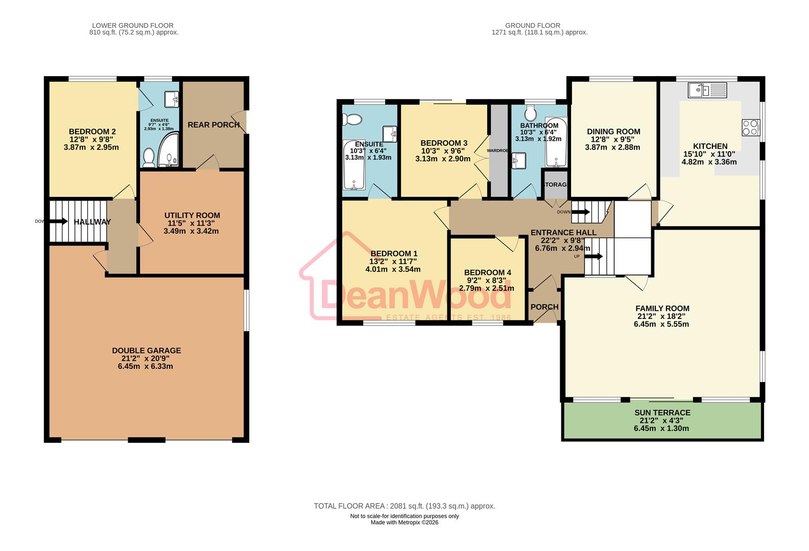 Floorplan - 18 Banks Howe, Onchan, Isle of Man. - Plan 1 of 1