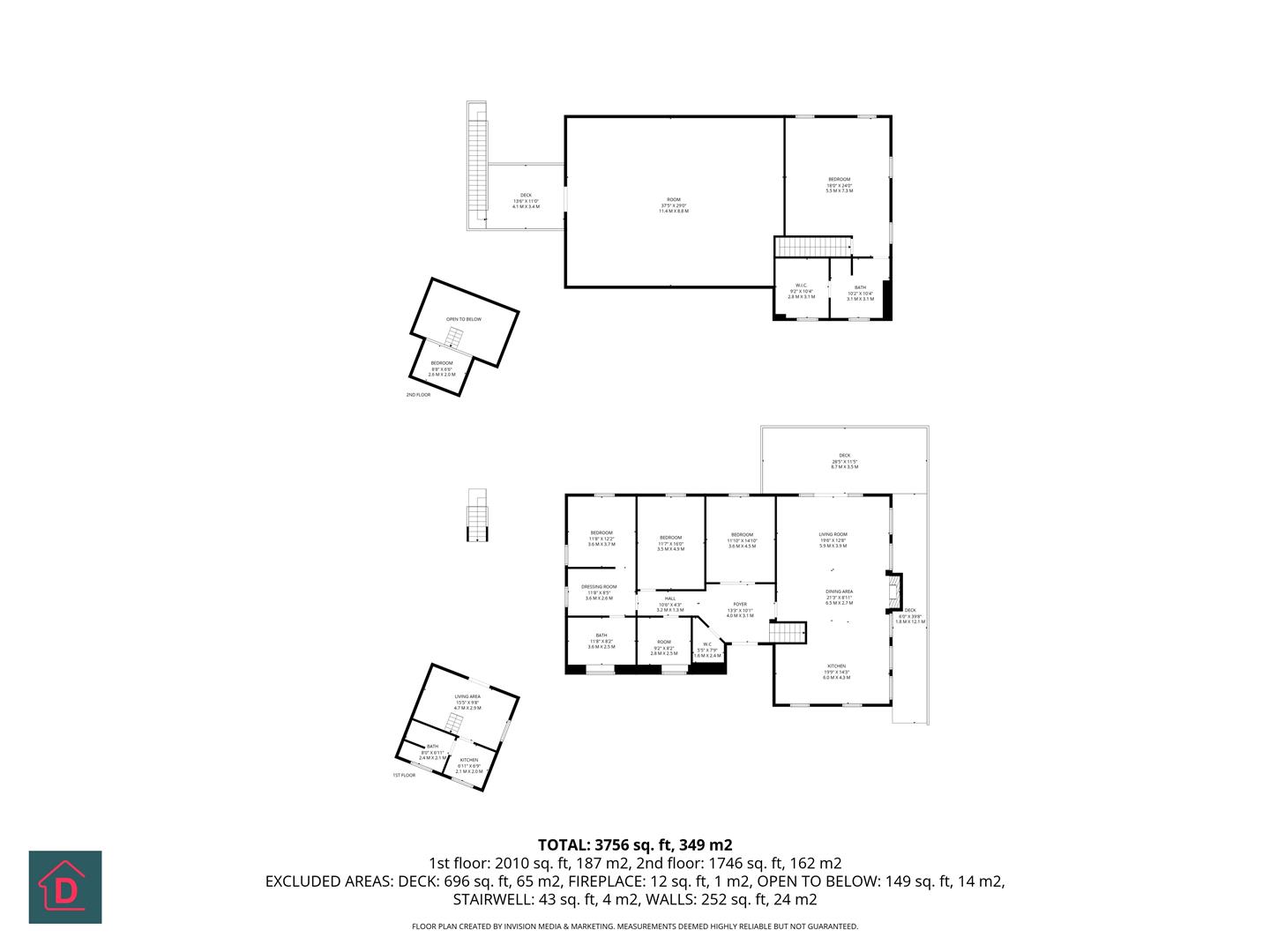 Floorplan - Cedar Bank, Ballajora Hill, Maughold, Isle Of Man, Bride. - Plan 1 of 3