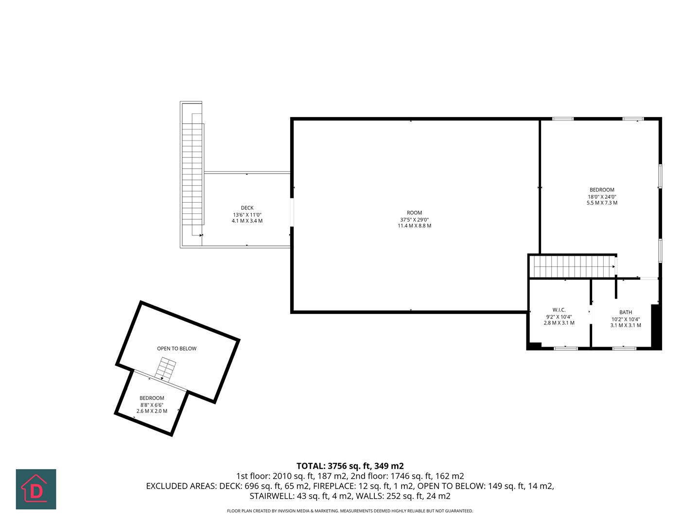 Floorplan - Cedar Bank, Ballajora Hill, Maughold, Isle Of Man, Bride. - Plan 3 of 3