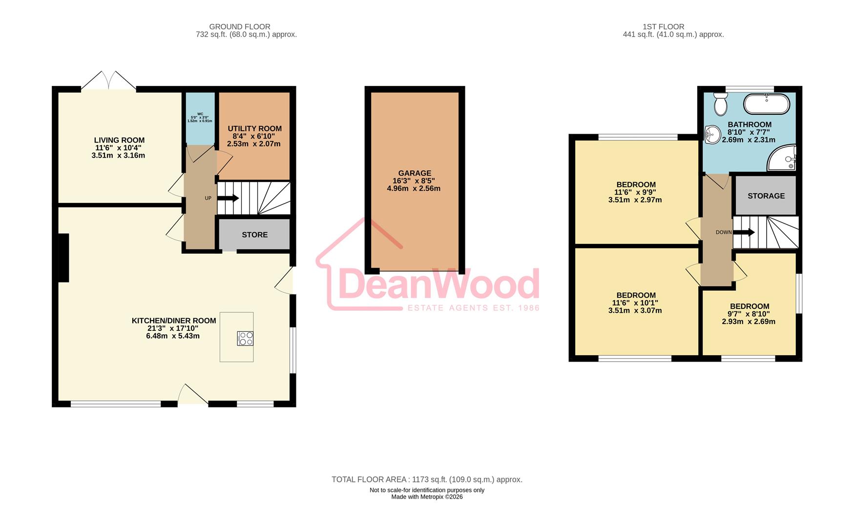 Floorplan - 3 Birchleigh Close, Onchan. - Plan 1 of 1